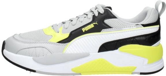 Puma X Ray 2 Square AC PS sneakers lichtgrijs/wit/zwart/geel
