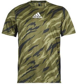 Adidas T shirt Korte Mouw TIGER AOP FEELSTRCAMO TEE