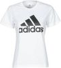 Adidas T shirt Essentials Big Logo Wit/Zwart Vrouw online kopen