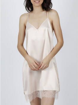 Admas Pyjama's/nachthemden Babydoll Navy And Black ivoor