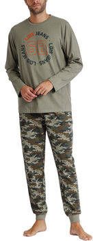 Admas Pyjama's/nachthemden Camouflage pyjamabroek en top Lois