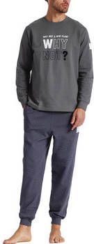 Admas Pyjama's/nachthemden Ecologische pyjama broek en top Planet