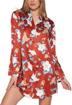 Admas Pyjama's/nachthemden Nachthemd met lange mouwen Winter Garden