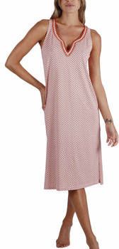 Admas Pyjama's/nachthemden Halflange nachtjapon Orange Missoni