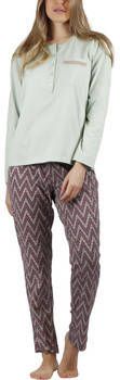 Admas Pyjama's/nachthemden Pyjama broek en top Ethnic Missoni