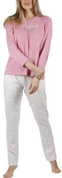 Admas Pyjama's/nachthemden Pyjama broek en top Get Lost