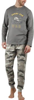 Admas Pyjama's/nachthemden Pyjama broek en top War