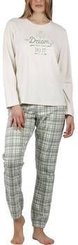Admas Pyjama's/nachthemden Pyjama broek top lange mouwen Als You Dream