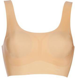 Triumph Beha top Zero Feel Top brede bandjes Van sloggi bruin