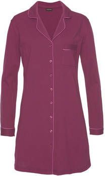 Lascana Pyjama's/nachthemden Nachthemd met lange mouwen Classic