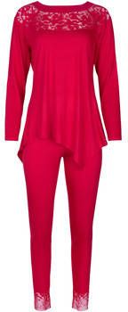 Lisca Pyjama's/nachthemden Pyjama indoor outfit broek top lange mouwen Flamenco