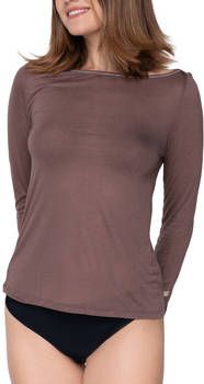 Luna Pyjama's/nachthemden Kasjmier top met lange mouwen Touch Splendida