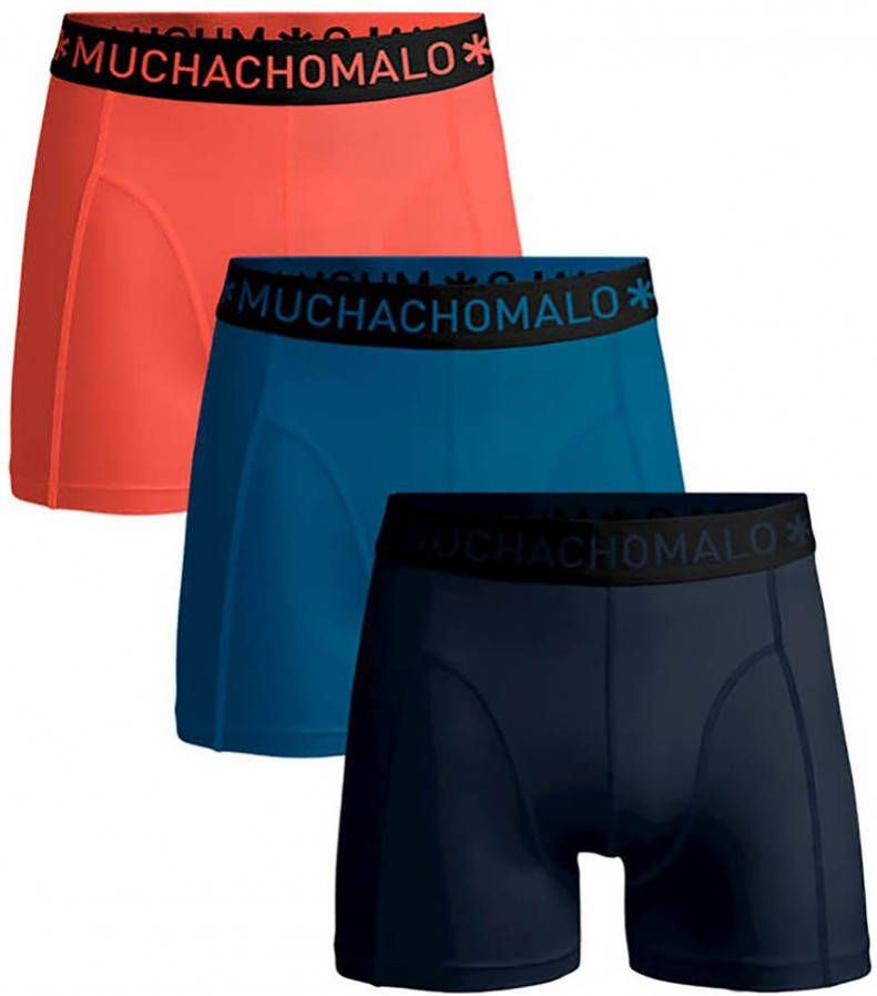 Muchachomalo Boxershorts 3 pack 386 , Blauw, Heren
