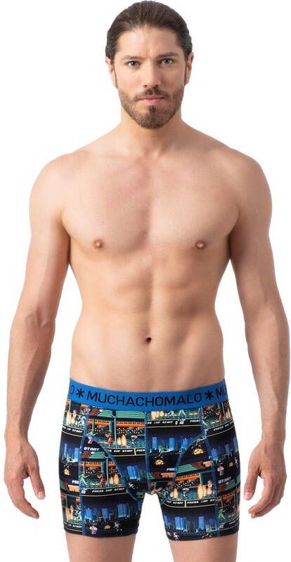 Muchachomalo Boxershorts 2 pack shorts Muhammad Ali Experience Groen
