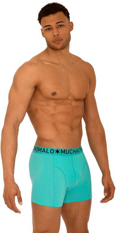 Muchachomalo Boxershorts 5 pack solid 1010 , Zwart, Heren