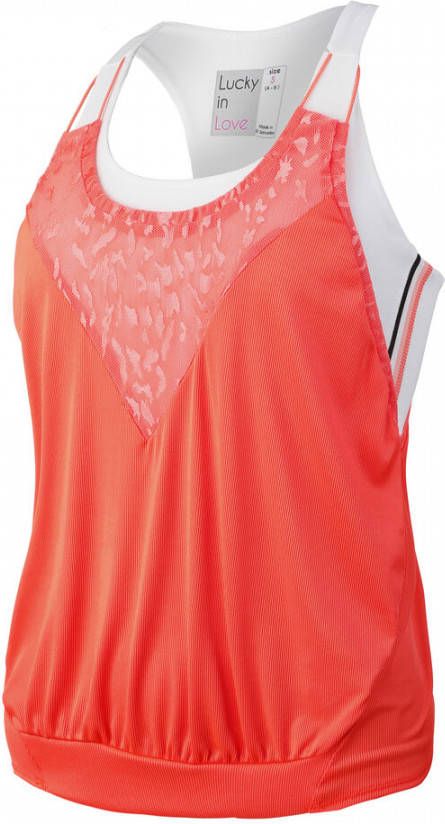 Lucky in Love Get It Stripe Bralette Tanktop Dames