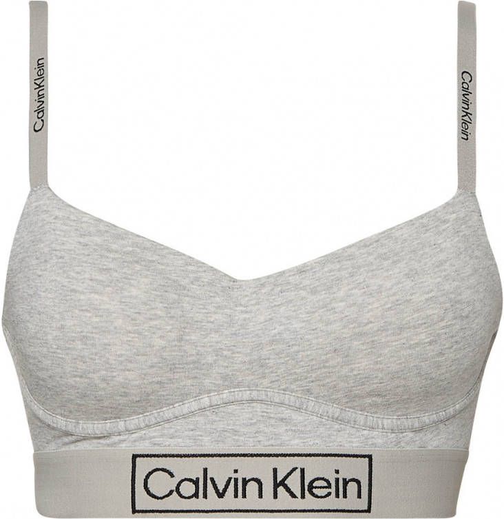 Calvin Klein Reimagined Heritage voorgevormde bralette met logoband