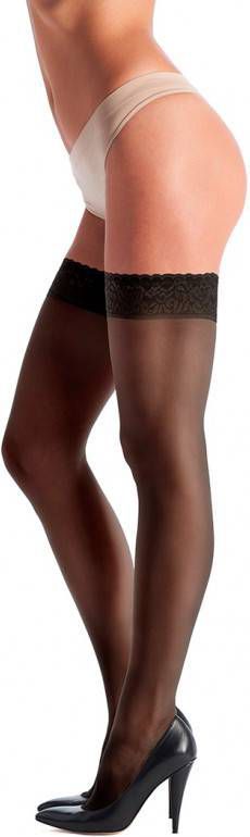 Oroblu Bas Chic up stay-up kousen 15 denier zwart