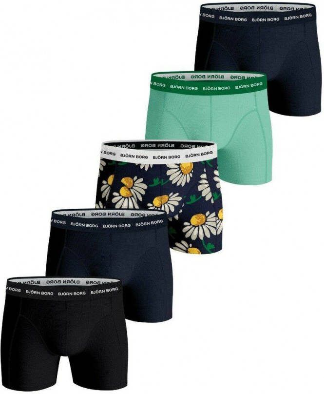 Bjorn Borg Bjö, rn Borg Essential boxershorts met logoband in 5 pack