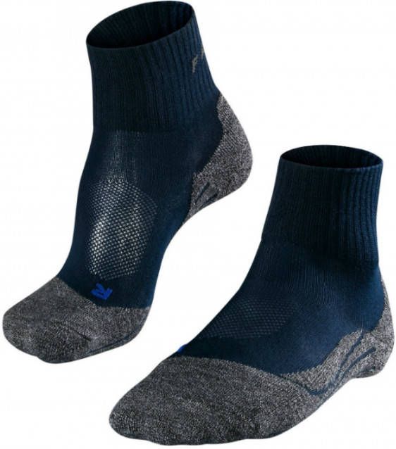 Falke TK2 Cool Kort Sok Dames Donkerblauw/Middenblauw