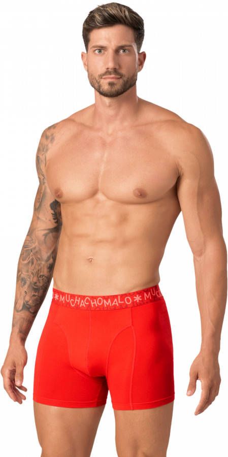 Muchachomalo Jongens 2 pack boxershorts effen