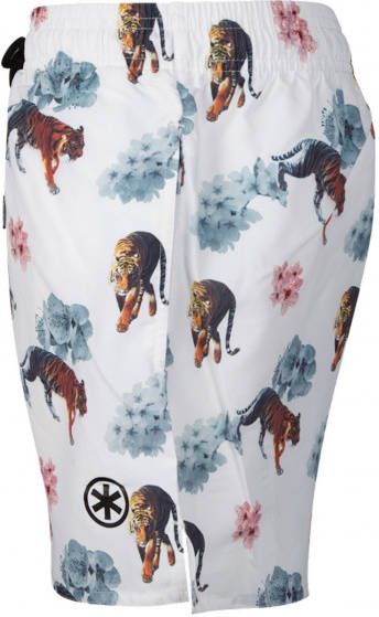 Muchachomalo zwemshort + gratis boxershort met all over print wit/zwart/roze