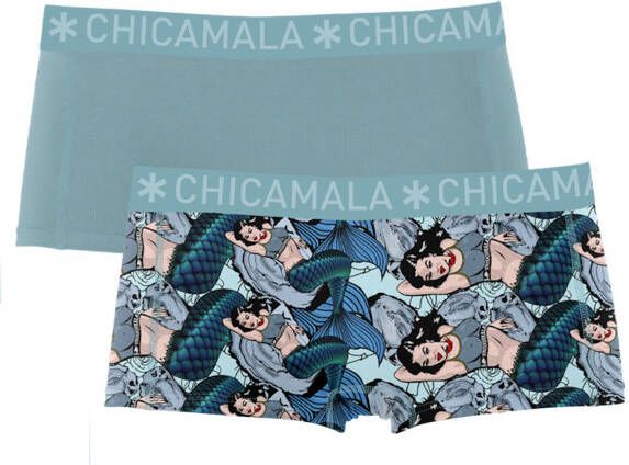 Muchachomalo Meisjes 2 pack boxershorts Mermaid