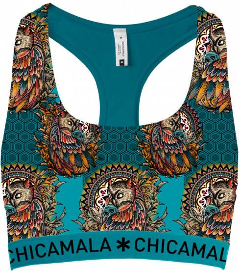 Muchachomalo Dames Racer Back print Freelike