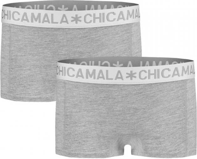 Muchachomalo Chicamala meisjes boxershort 2-pack grijs
