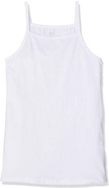 name it ! Meisjes 2 Pack Hemd -- Wit Katoen/elasthan