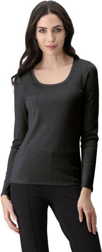 Oroblu Tops Pull On Tops Aster T Shirt Long Sleeve Zwart