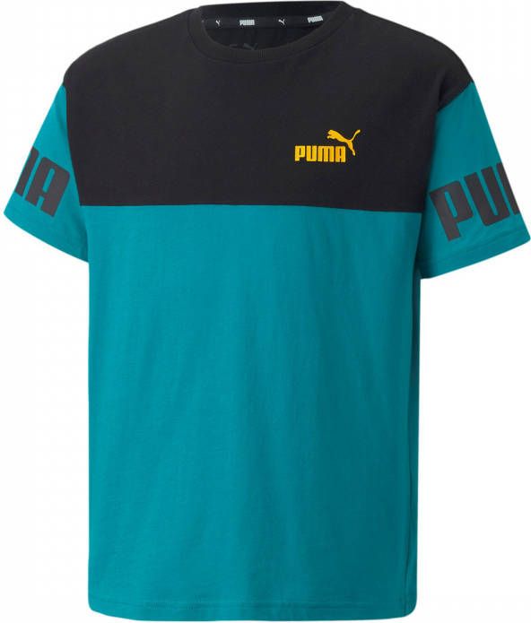 Puma T shirt kid power colorblock tee 670097.27