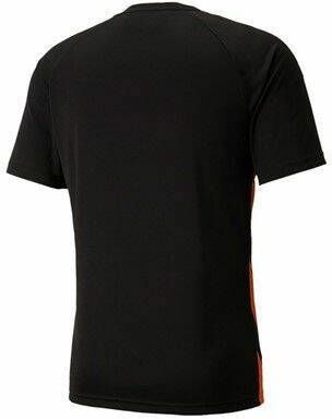 Puma teamliga graphic jersey voetbalshirt zwart/oranje heren