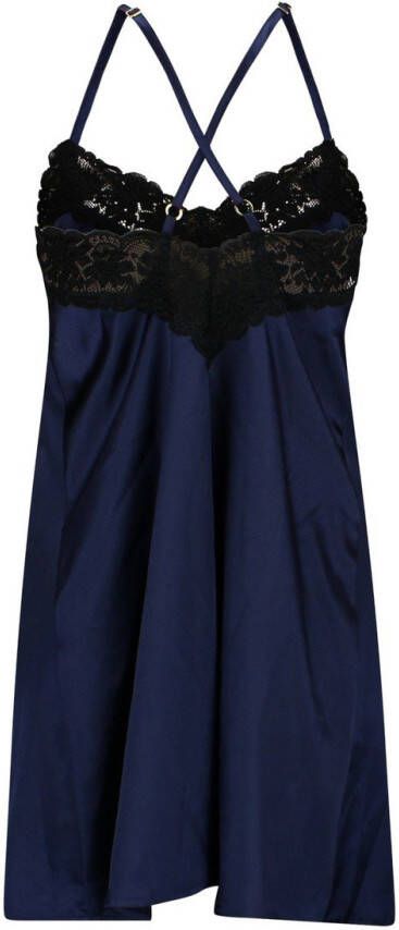 Sapph Solaine satin slipdress