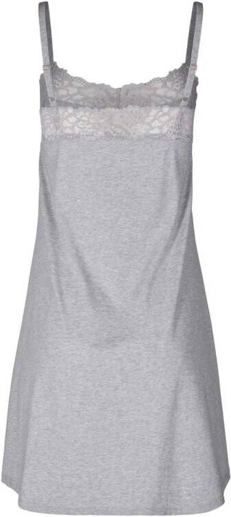 SKINY Spaghetti nachthemd stone grey | sleep & dream