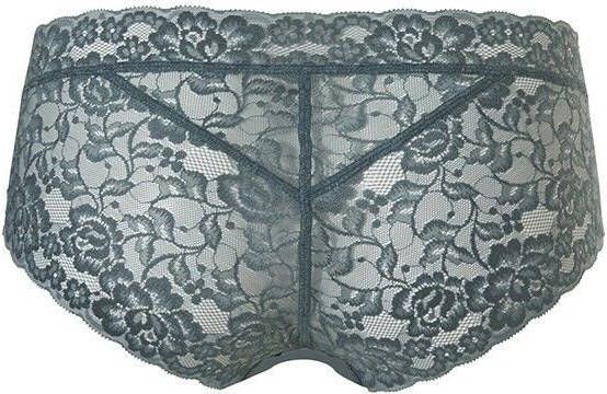 ten Cate Secrets Lace naadloze hipster met kant grijsblauw