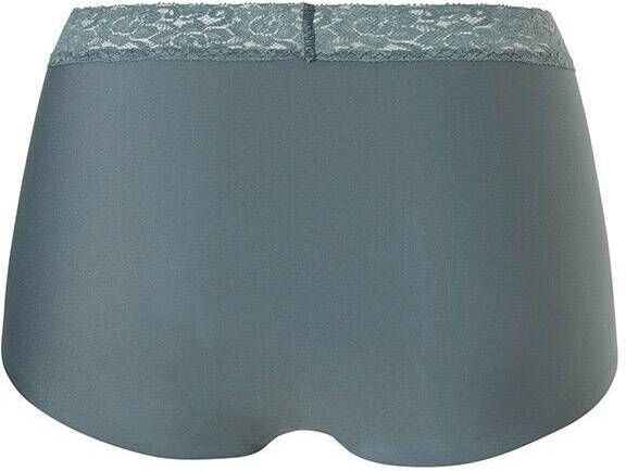 ten Cate Secrets naadloze maxislip met kant grijsblauw