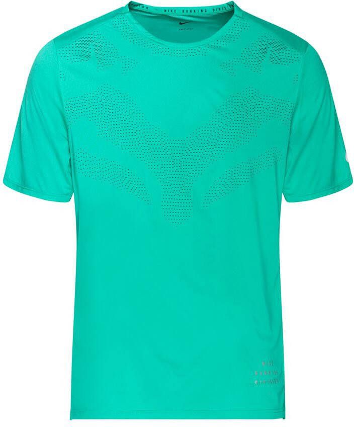 Nike Dri FIT Run Division Rise 365 Hardlooptop met korte mouwen voor heren Groen
