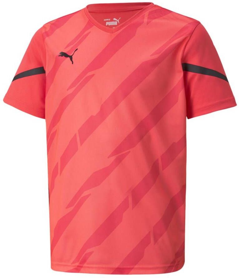 PUMA individualCUP Trainingsshirt Kids Felrood Zwart