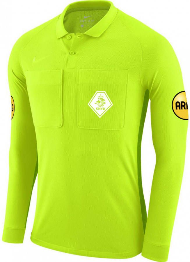 Nike KNVB Scheidsrechtersshirt Lange Mouwen 2020 2022 Volt