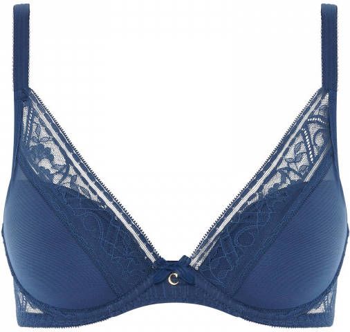 Chantelle Alto voorgevormde plunge bh met kant en overlay van mesh