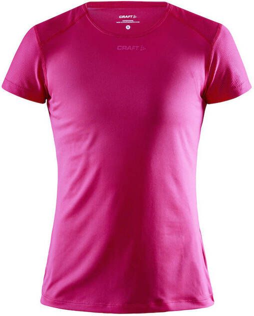 Craft ADV Essence SS Slim Tee Dames Fuchsia