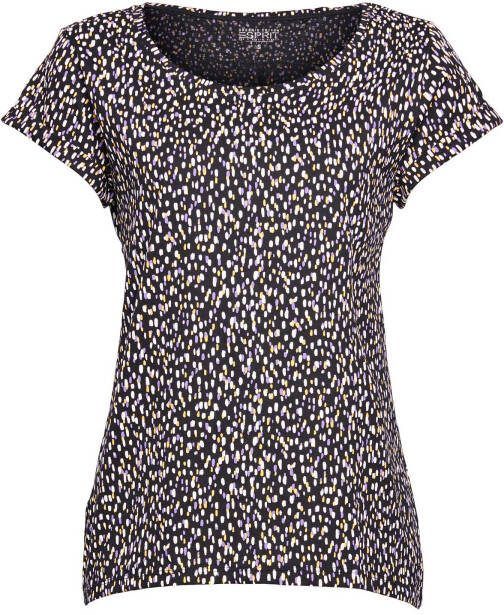 ESPRIT Women Casual T shirt van biologisch katoen zwart/wit