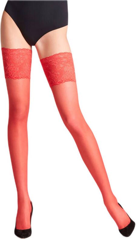 FALKE hold up kousen Seidenglatt 15 denier rood