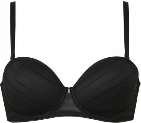 Freya strapless voorgevormde beugelbh Cameo zwart