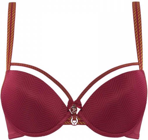 Marlies Dekkers Space Odyssey Push Up Bh | Wired Padded Rhubarb And Gold 75b