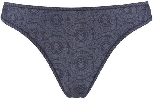 marlies dekkers string Savage Sadie met all over print donkergrijs