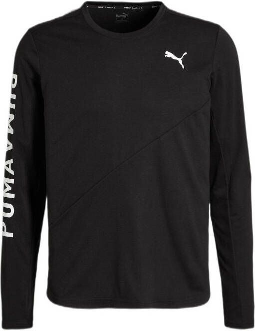 Puma train logo sporttop zwart heren