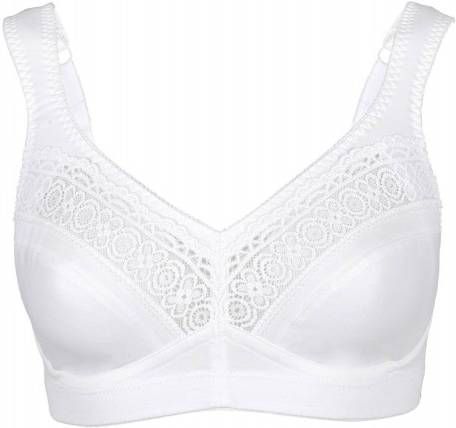 Steunbeha zonder beugel in wit van Swegmark